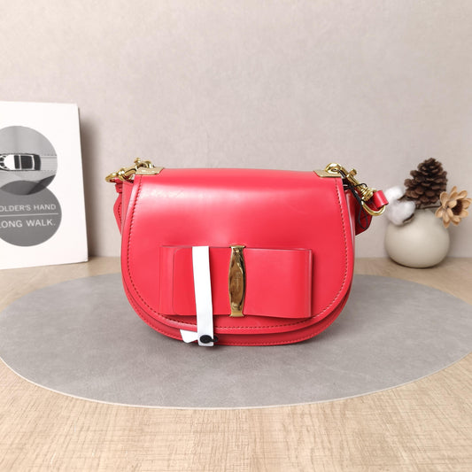 Salvatore Ferragamo Red Shoulder Bag