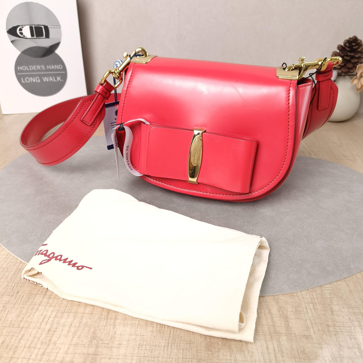 Salvatore Ferragamo Red Shoulder Bag