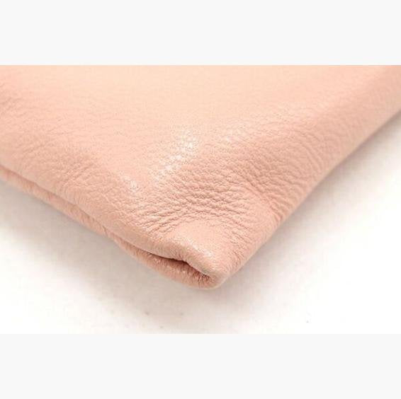 Pre-owned GUCCI Leather Mini Bags Mini Drawstring Pouch in Pink