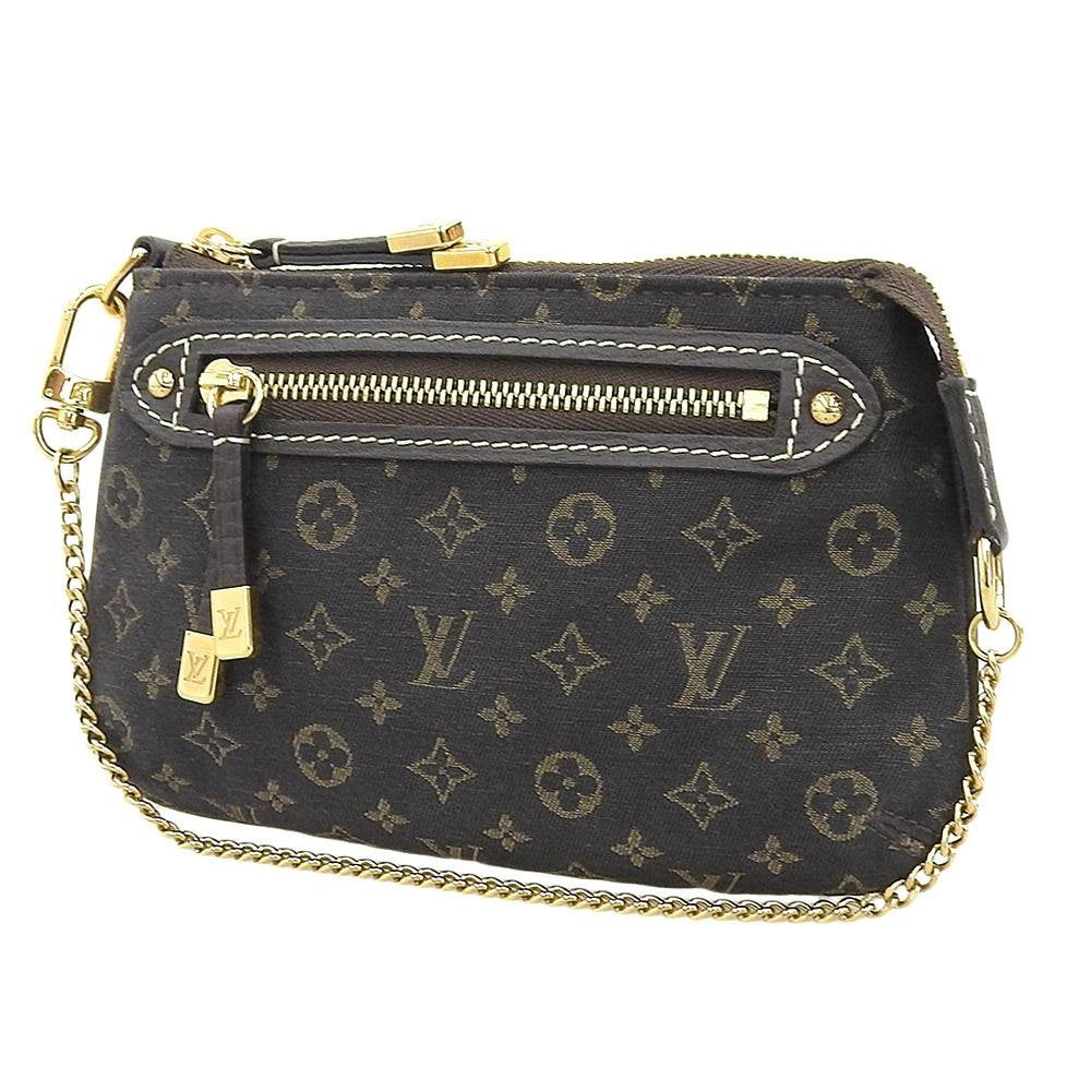 Pre-owned Louis Vuitton Canvas Mini Bags Monogram Mini Lin Mini Pochette Accessoires