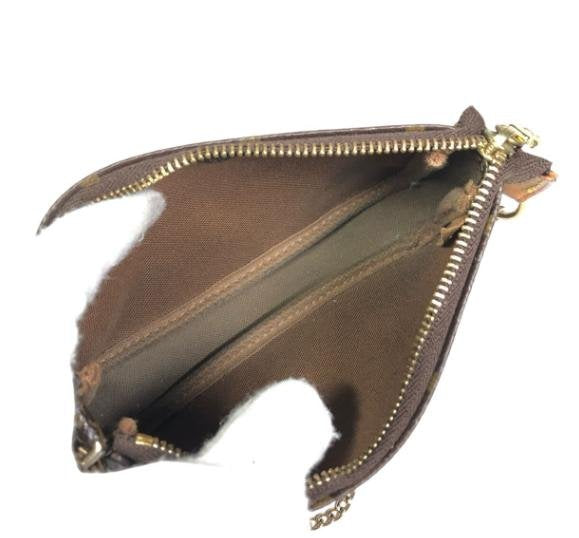 Pre-owned Louis Vuitton Coated Canvas Shoulder Bags Mini Pochette Accessoires Monogram Handbag