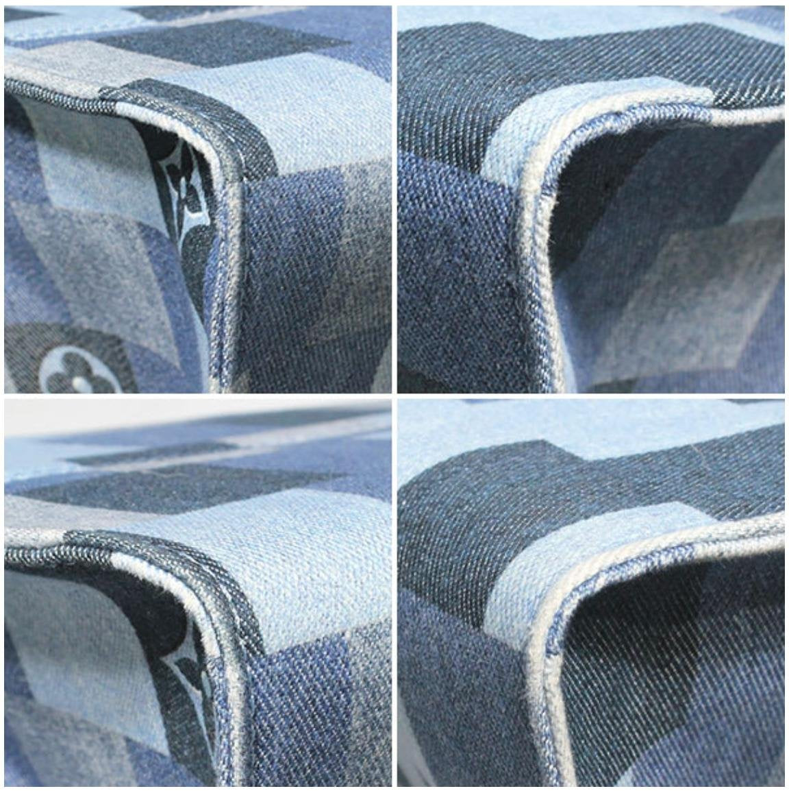 Blue Monogram Damier Onthego GM Tote Bag