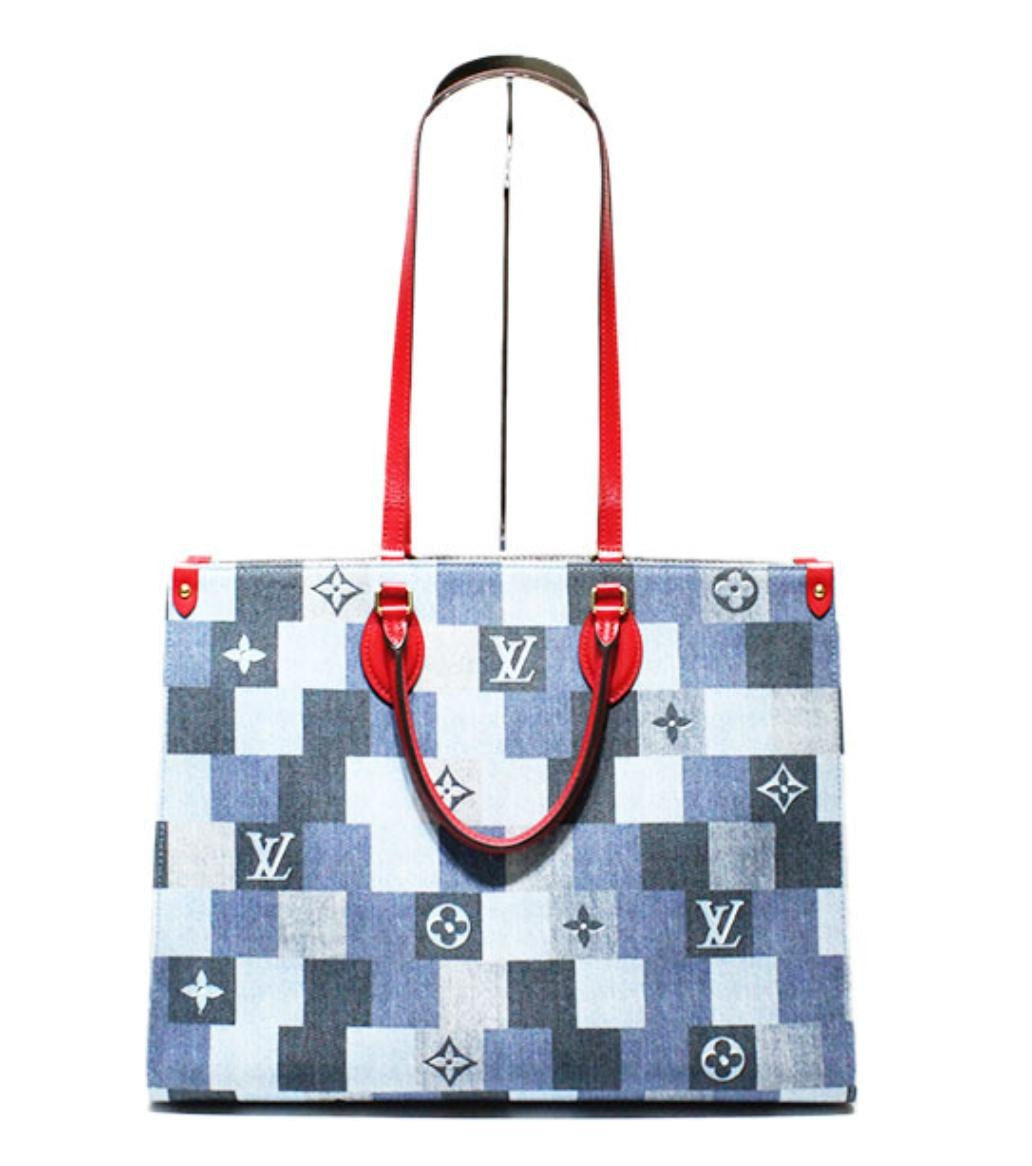 Blue Monogram Damier Onthego GM Tote Bag