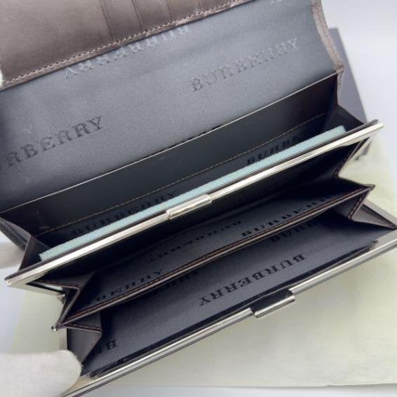 Vintage Check Long Bifold Wallet