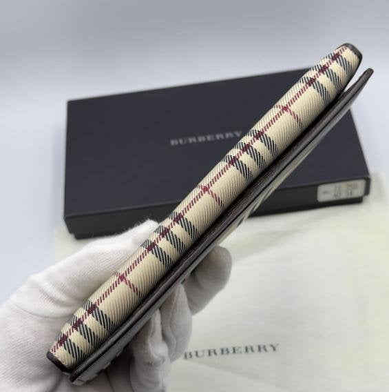 Vintage Check Long Bifold Wallet