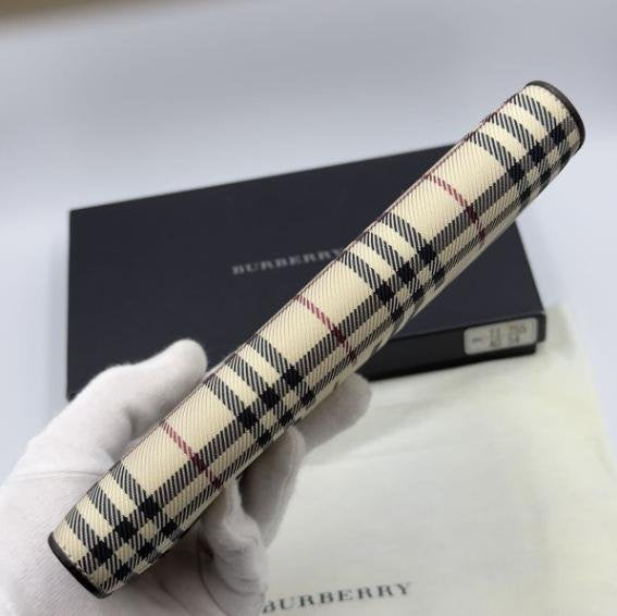 Vintage Check Long Bifold Wallet