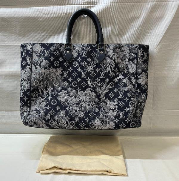 Grand Sac Monogram Tapestry Tote Handbag