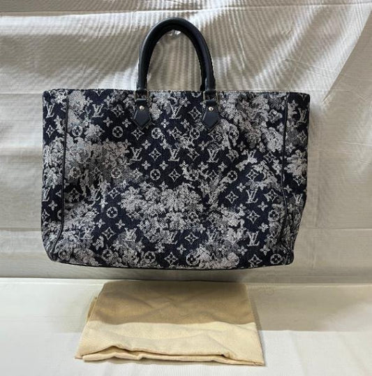Grand Sac Monogram Tapestry Tote Handbag