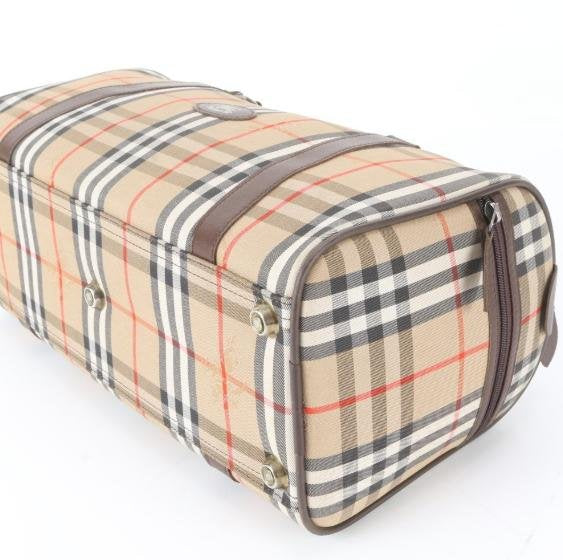 Vintage Check Duffle Handbag