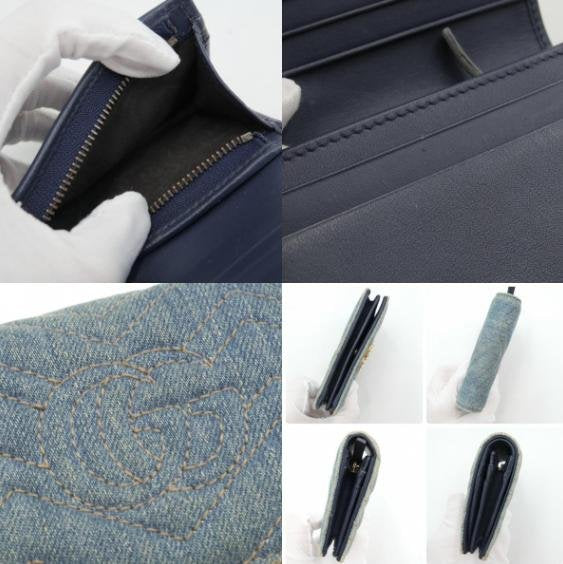 GG Marmont Pearl GG Short Folding Wallet