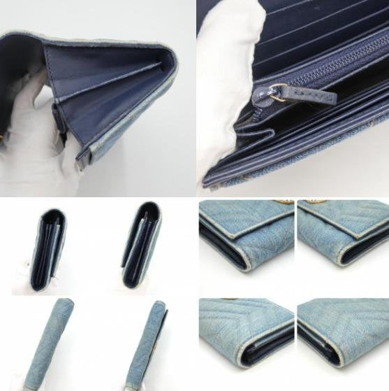 GG Marmont Pearl GG Long Flap Wallet