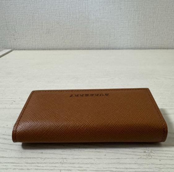 Burberry Brown Saffiano Eyeglasses Case