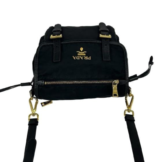 Prada Flap Messenger Crossbody Bag