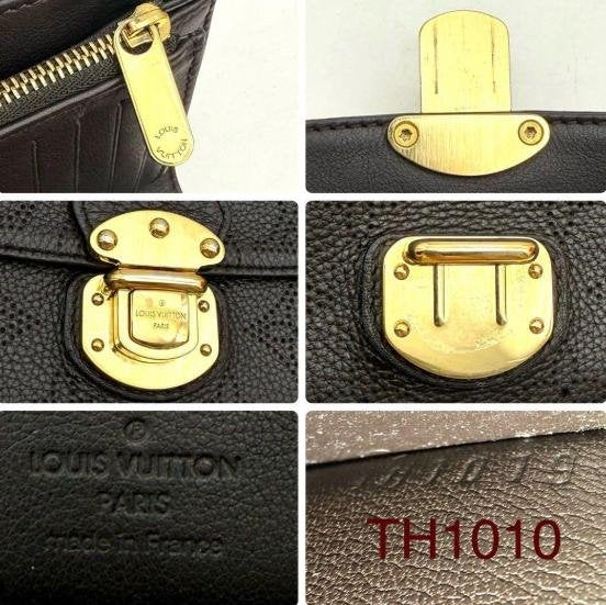 Louis Vuitton Black Monogram Perforated Leather Long Flap Wallet