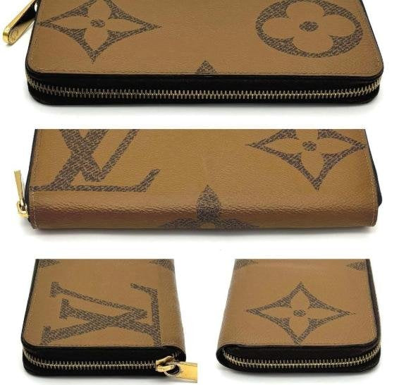 Louis Vuitton Giant Monogram Round Zipper Long Wallet
