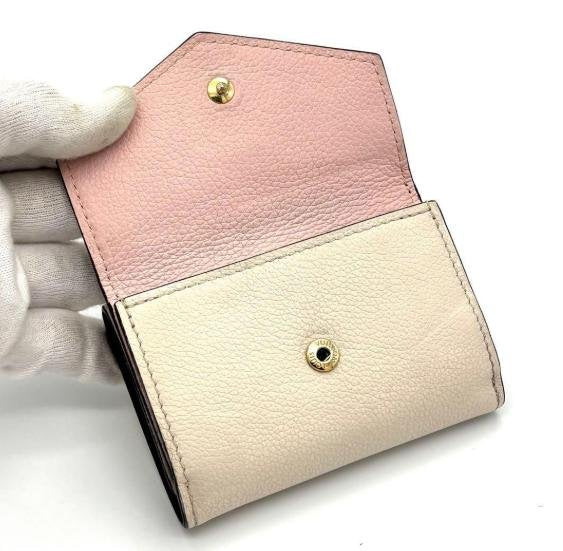 Louis Vuitton Lockmini Two-tone Lockme Envelope Compact Wallet