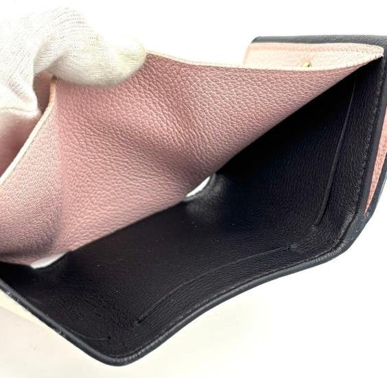 Louis Vuitton Lockmini Two-tone Lockme Envelope Compact Wallet