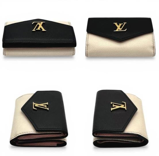 Louis Vuitton Lockmini Two-tone Lockme Envelope Compact Wallet